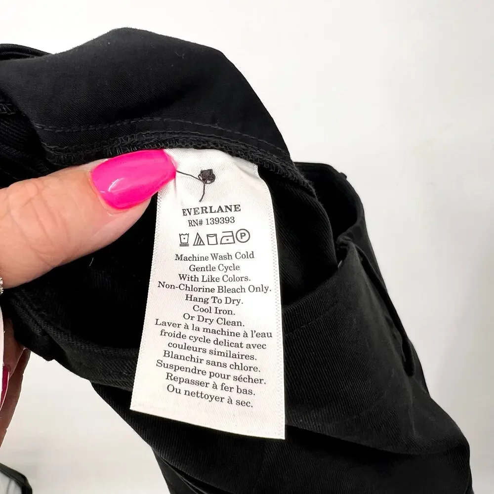 Everlane Womens The Way-High Drape Pants Size 6 Black 31